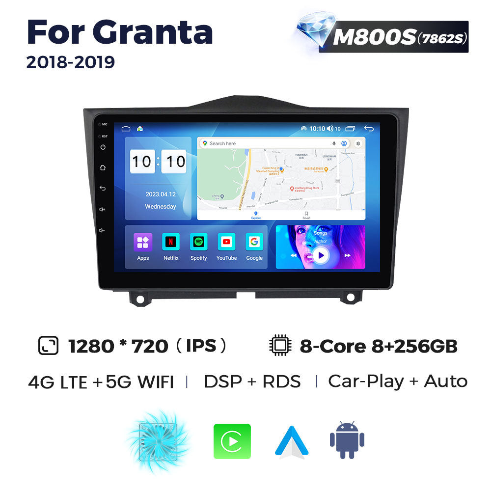 Suitable for lada granta car android central control gps navigator wireless carplay