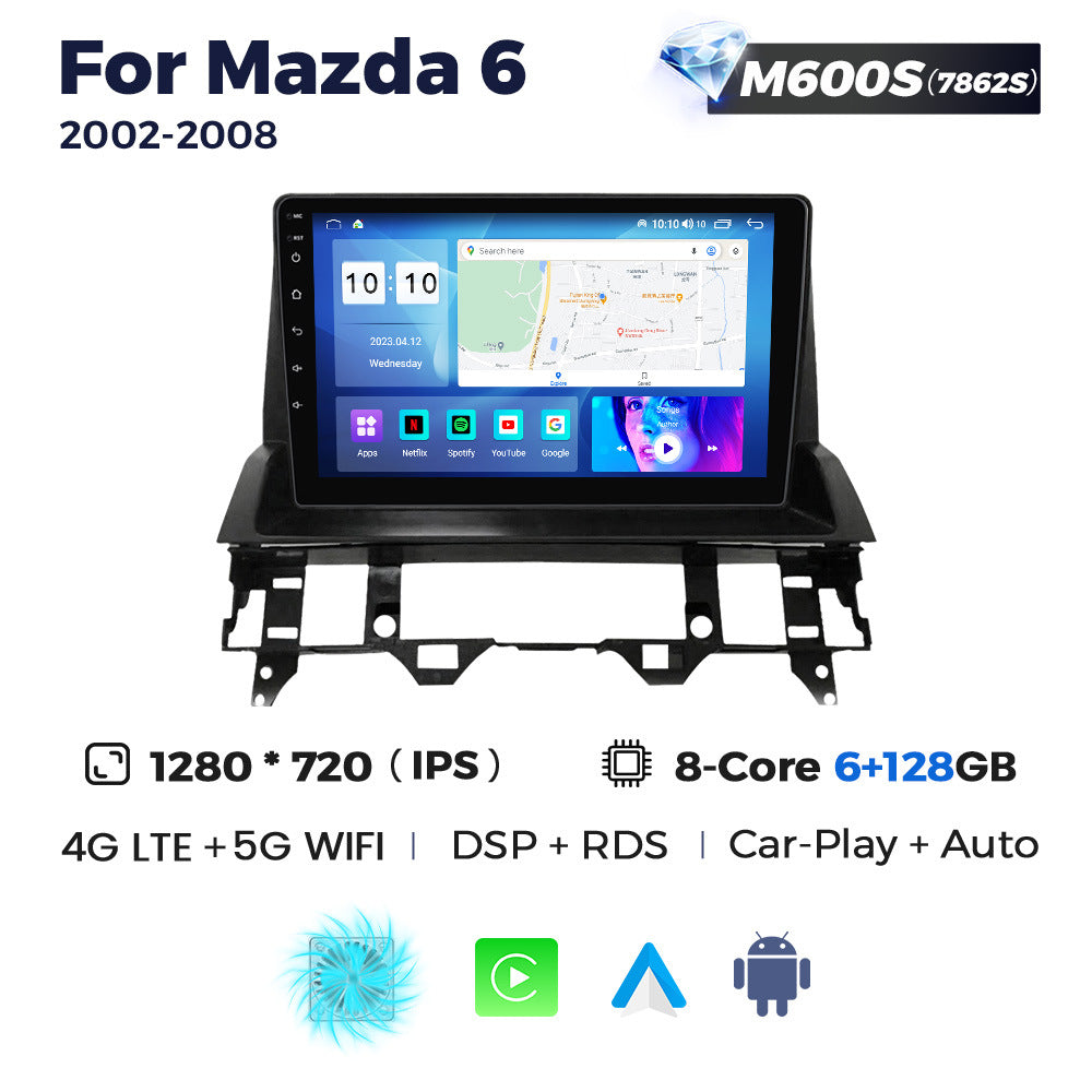 Suitable for mazda 6 mazda 6 2002-2008 mazda 6 top-mounted car large-screen android navigator