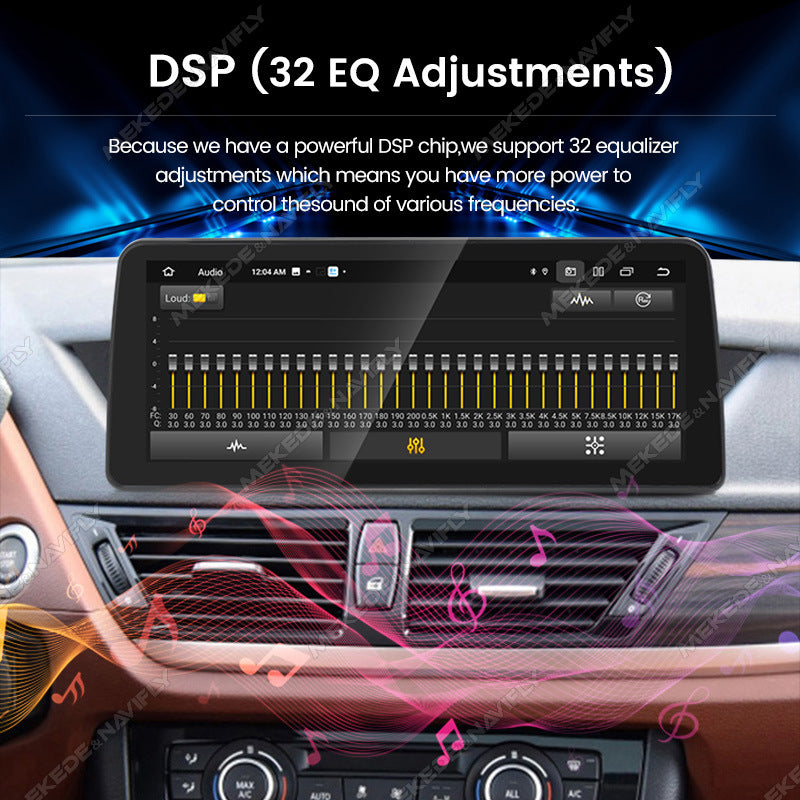 12.3-inch Compatible with BMW X1 E84 Android Central Control Large Screen GPS Navigation All-in-One Bluetooth CarPlay