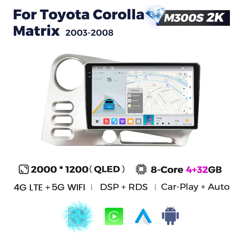 Suitable for toyota corolla matrix 2003-2008 toyota smart android car navigator