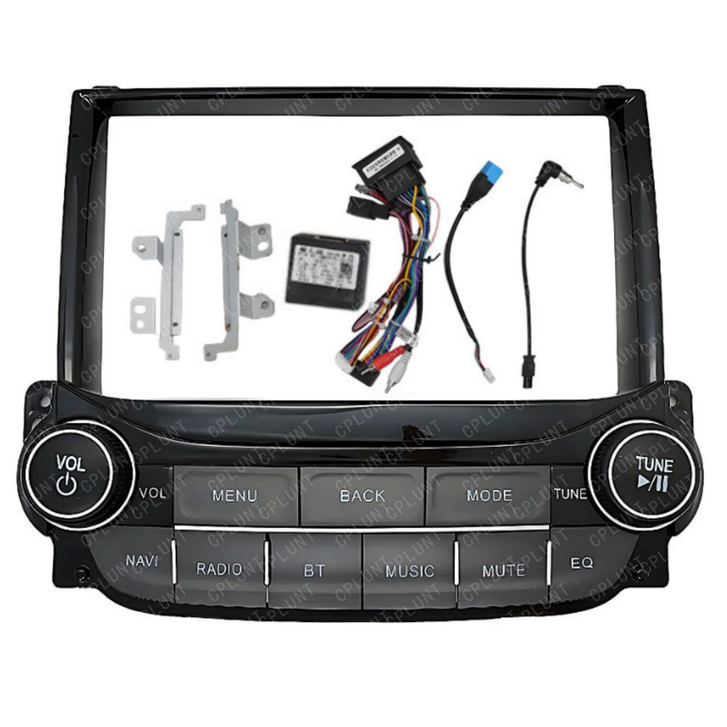 Versatile frame bracket compatible with 2012-2014 chevrolet malibu 9inch center console navigation modification faceplate
