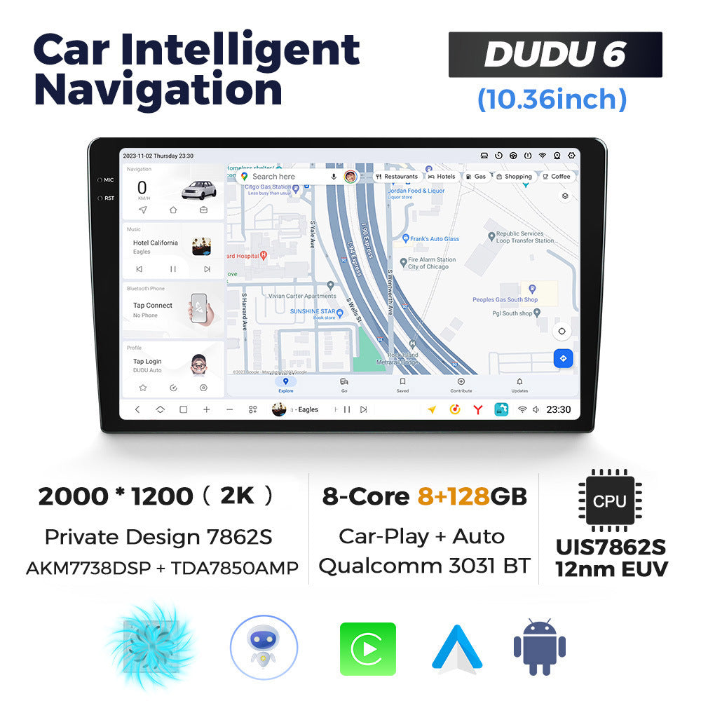 Suitable for dudu6, dudu7, and mekede dudu liangshan overseas edition smart modified android interactive navigation systems