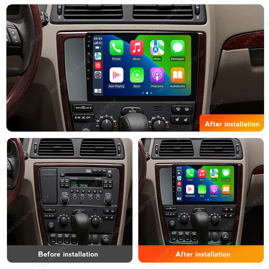Suitable for volvo xc70/v70/s60 2004-2007 android large screen car navigation cross-border supply