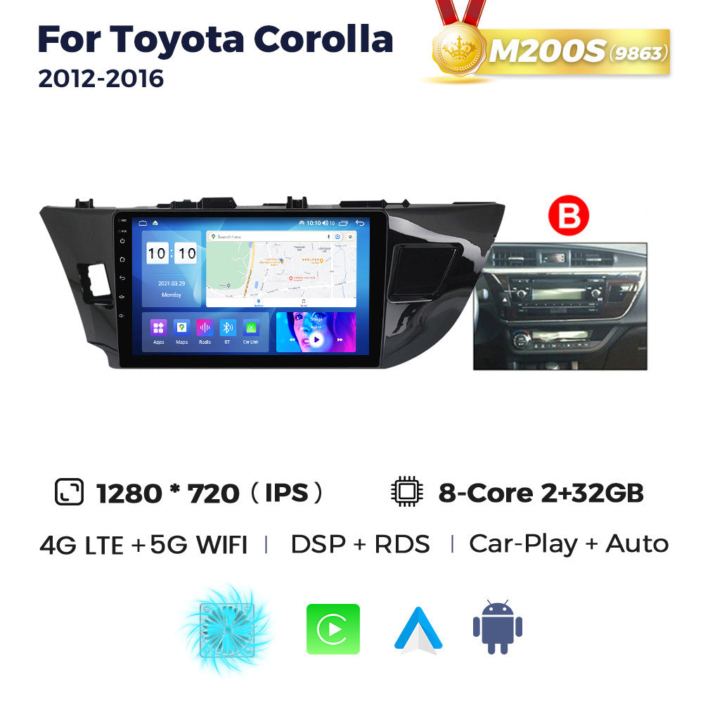 Suitable for toyota corolla 2012-2016 toyota corolla ralink android car smart navigation