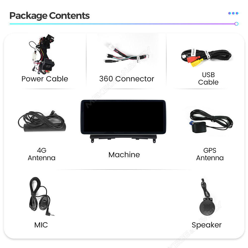 Compatible with Mercedes-Benz C-Class W204 C63 2008-2010 Android large-screen central control in-car navigation Bluetooth CarPlay
