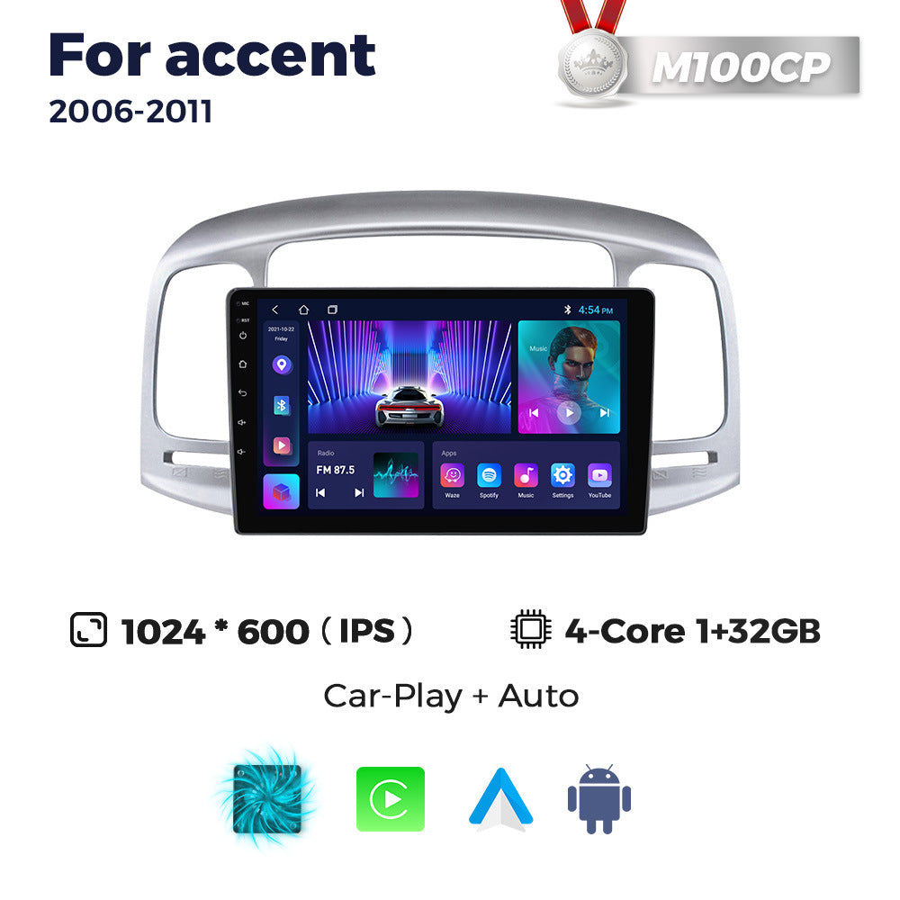 Suitable for hyundai accent 2006-2011 hyundai accent car smart central control android navigation