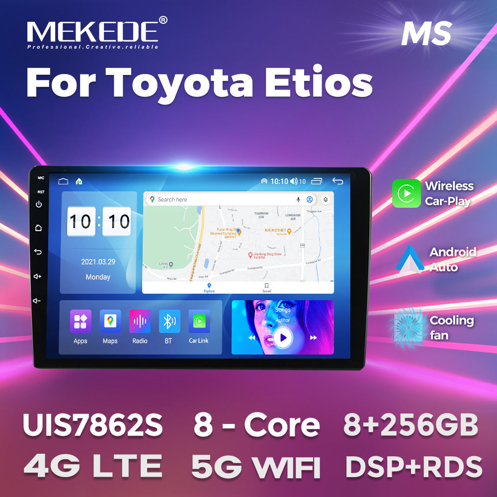 Suitable for toyota etios 2010-2023 toyota etios smart android car large screen navigator