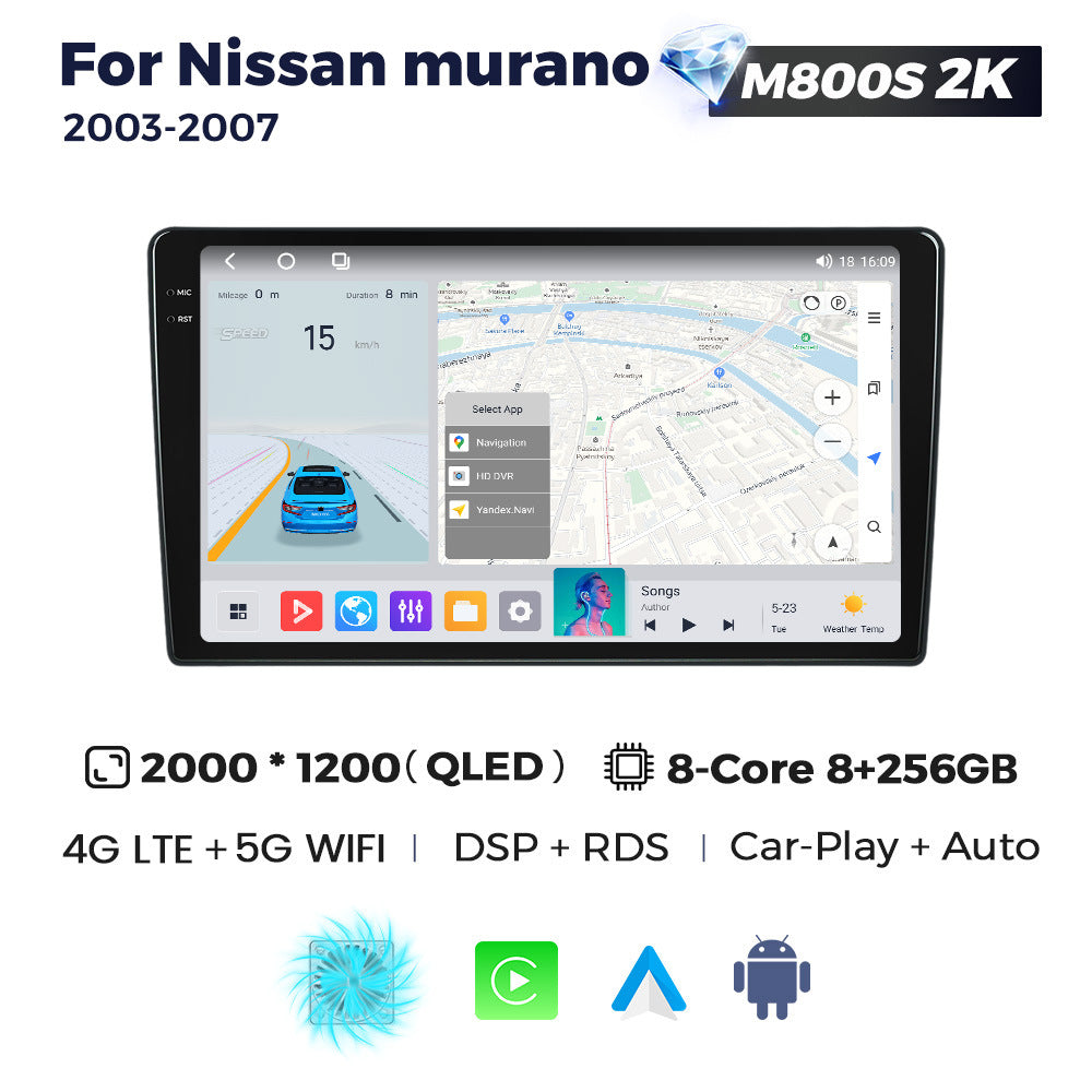 Suitable for nissan murano 2003-2007 nissan murano android large screen car navigation