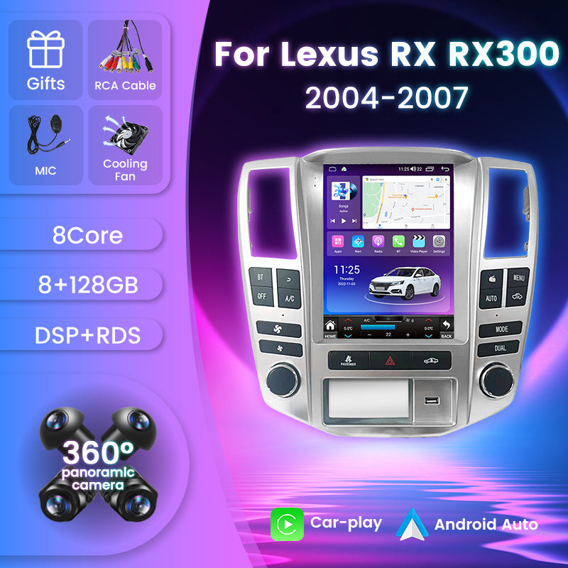 Suitable for lexus rx300 330 350 rx400 450 lexus rx vertical screen android navigator
