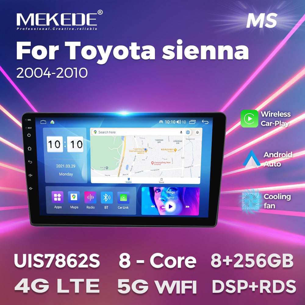 Suitable for toyota sienna 2004-2010 sienna car large screen android navigator cross-border supply