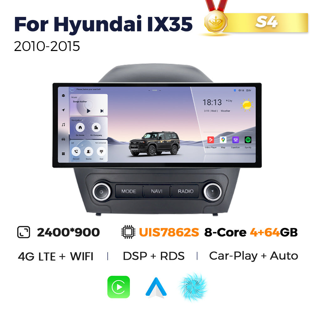 Suitable for hyundai ix35 2010-2015 hyundai ix35 12.3inch android vertical screen car navigation