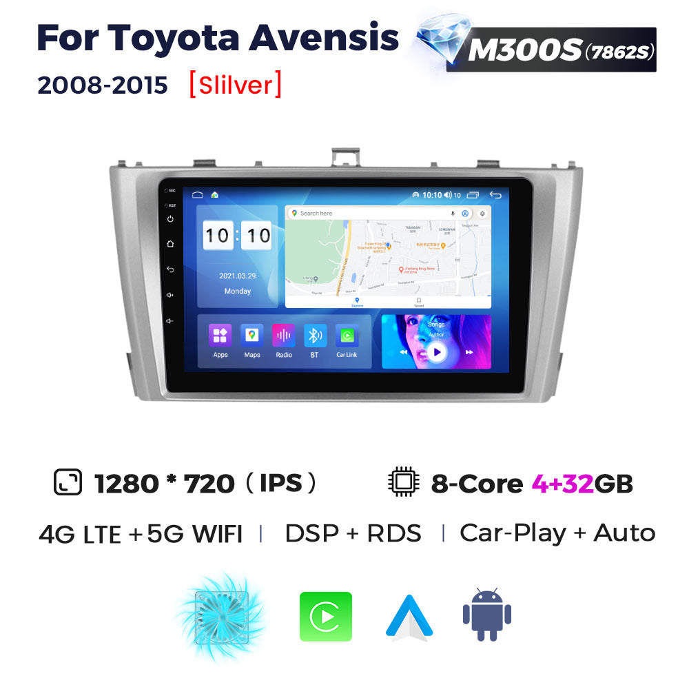 Applicable to Toyota Avensis 2008-2015 Android large screen central control navigation 8 + 256G