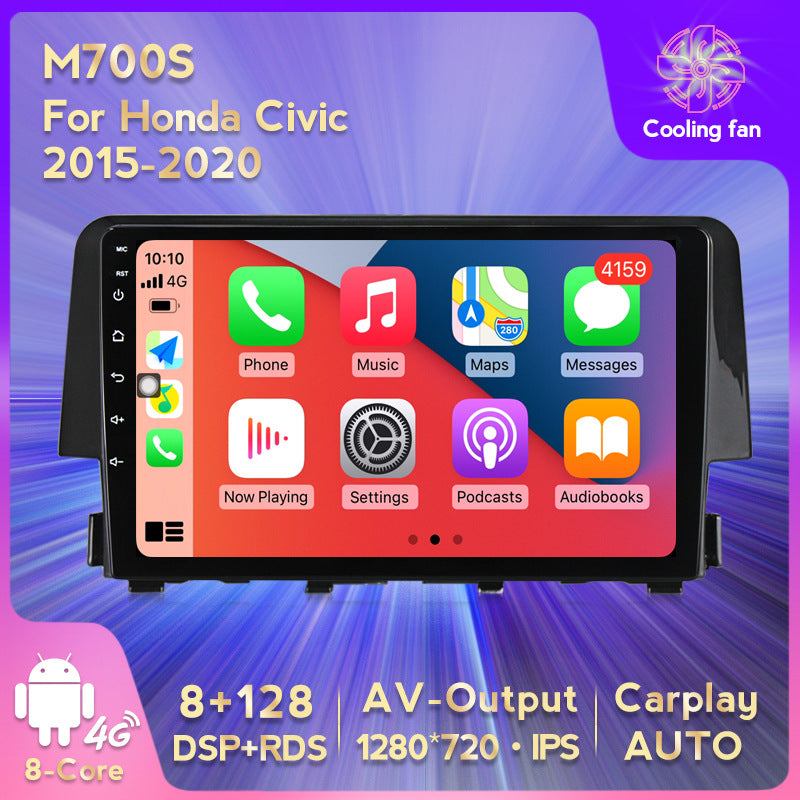 Suitable for honda civic 15-20 android car central control gps navigation carplay