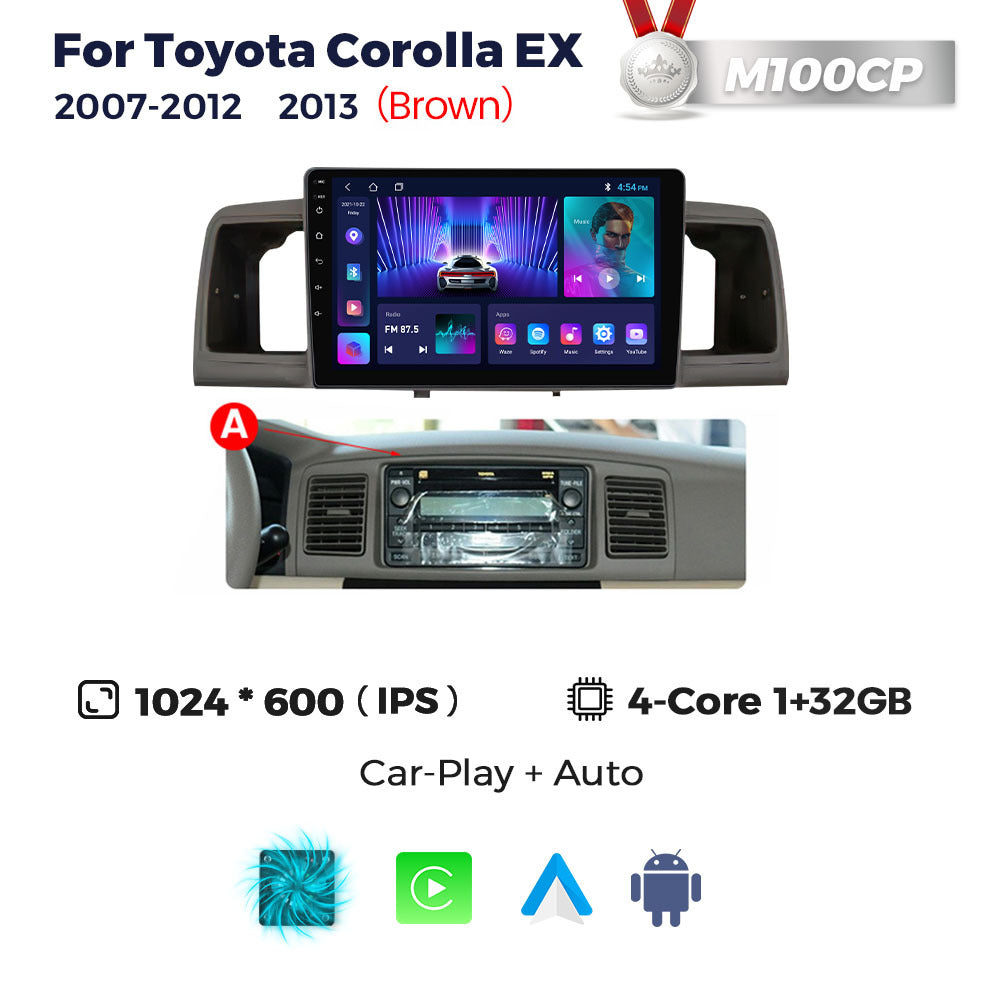 Suitable for toyota corolla ex 2007-2012 toyota corolla car android central control navigator