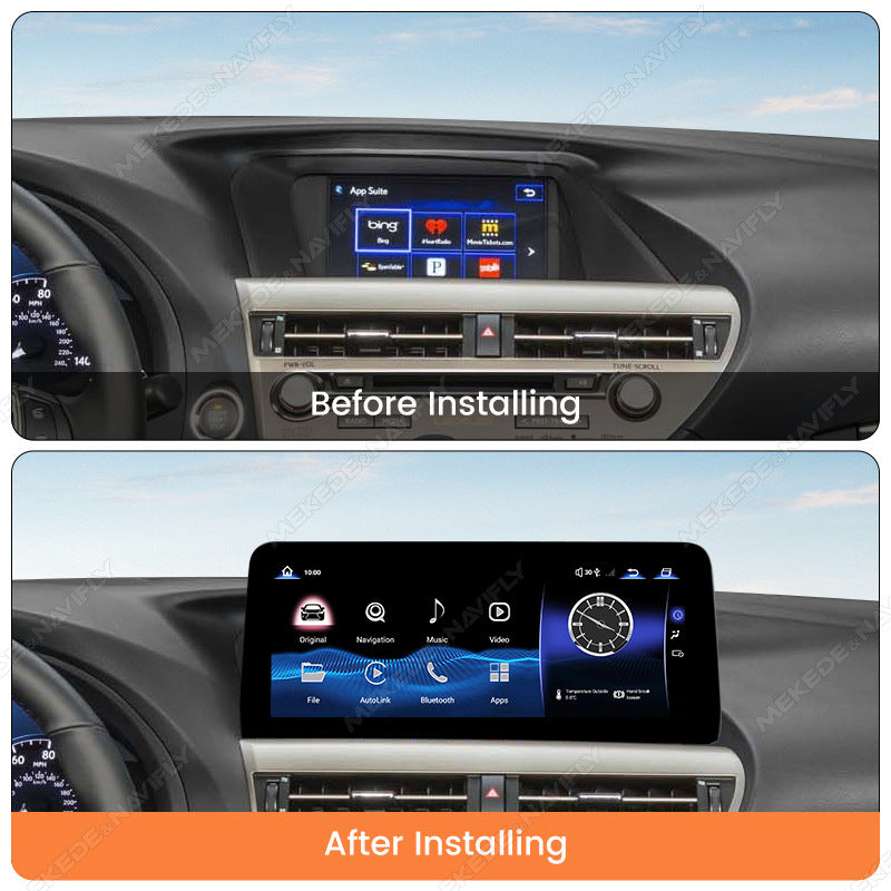 Suitable for lexus rx 2009-2014 lexus rx270 rx350 restoration large screen android navigation