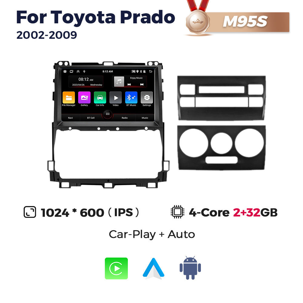 Suitable for toyota prado 2002-2009 toyota overbearing cruiser car large screen android navigator