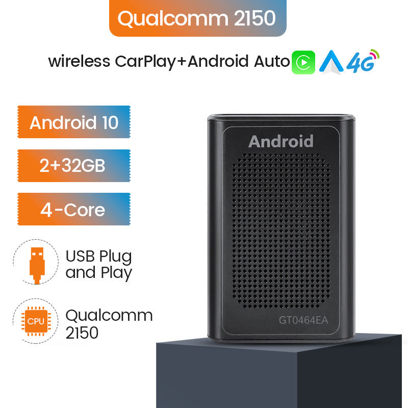 CarPlay AI Box Android 10 Netflix IPTV Wireless Android Auto Car TV Qualcomm 6125