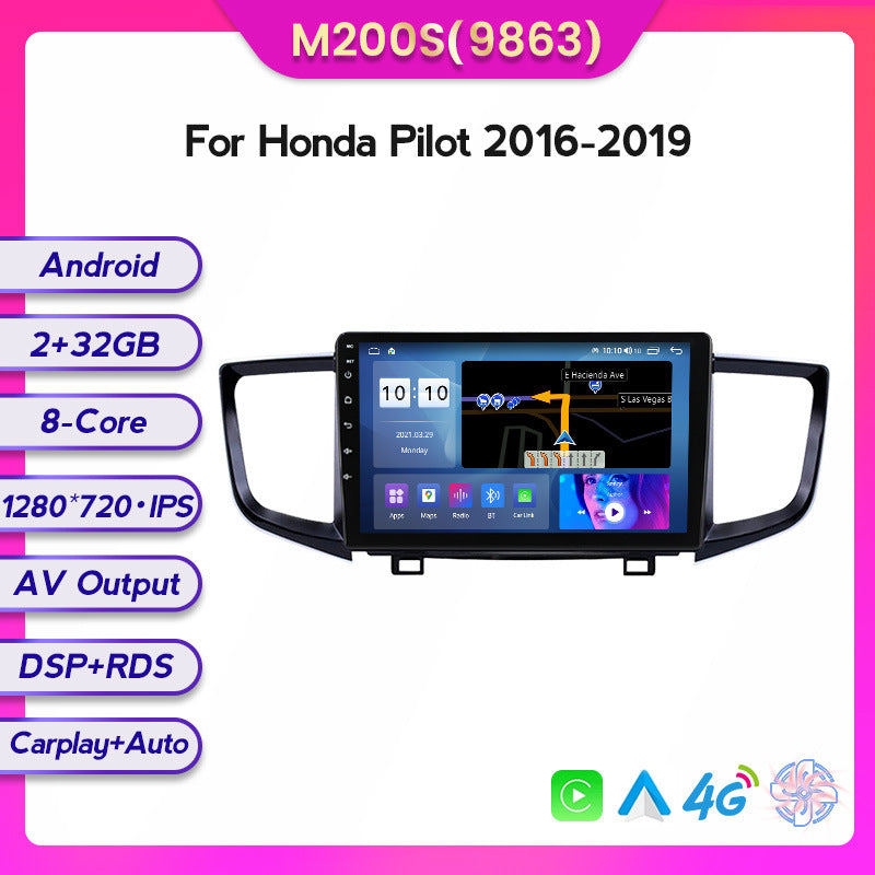 Compatible with Honda Ao Pilot 15-19 models modified with Android large screen central control in-car navigation all-in-one 8+128