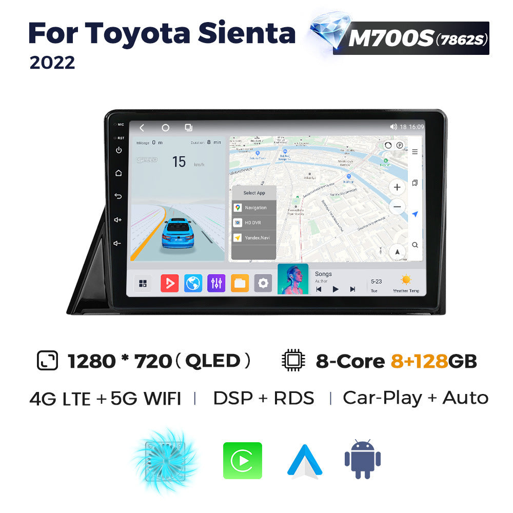 Suitable for toyota sienta 2022 rhd toyota senna right-hand drive android car navigator
