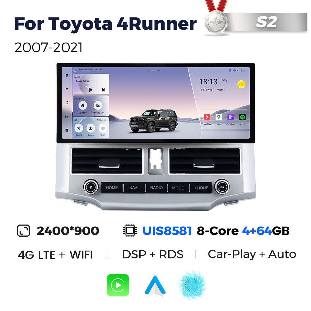 Suitable for toyota 4runner 2007-2021 toyota super 12.3" large screen android navigator