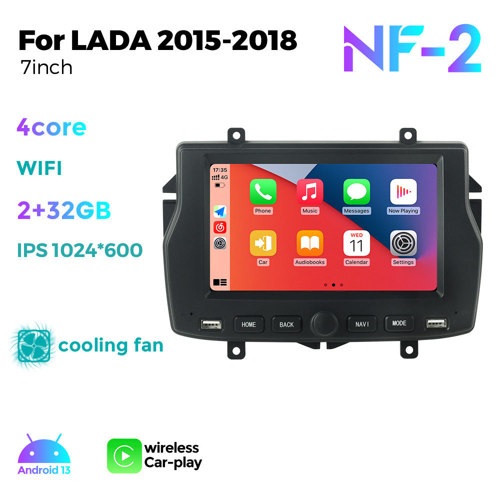 Suitable for lada 2015-2018 russian lada special 7" car android navigator with knob
