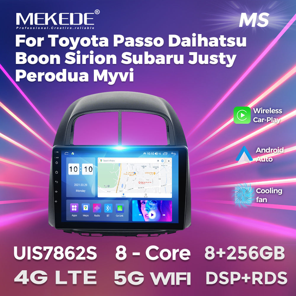 Suitable for Toyota Passo Daihatsu Android large screen central control navigation Bluetooth Carplay