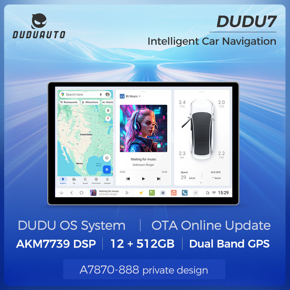 Suitable for 11.5inch duduauto series dudu7 dudu liangshan overseas version intelligent interactive android navigation