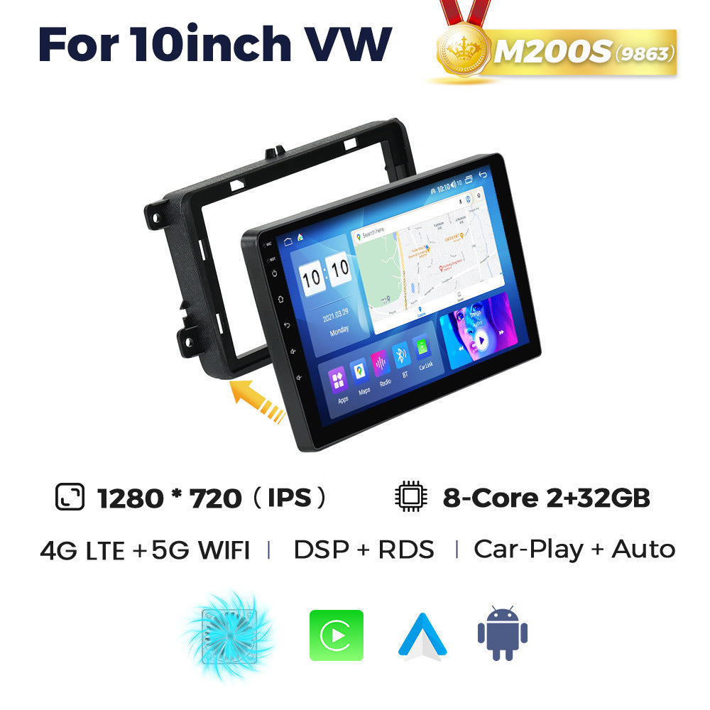 Compatible with Volkswagen VW Tiguan Passat Polo Golf Android large screen central navigation CarPlay