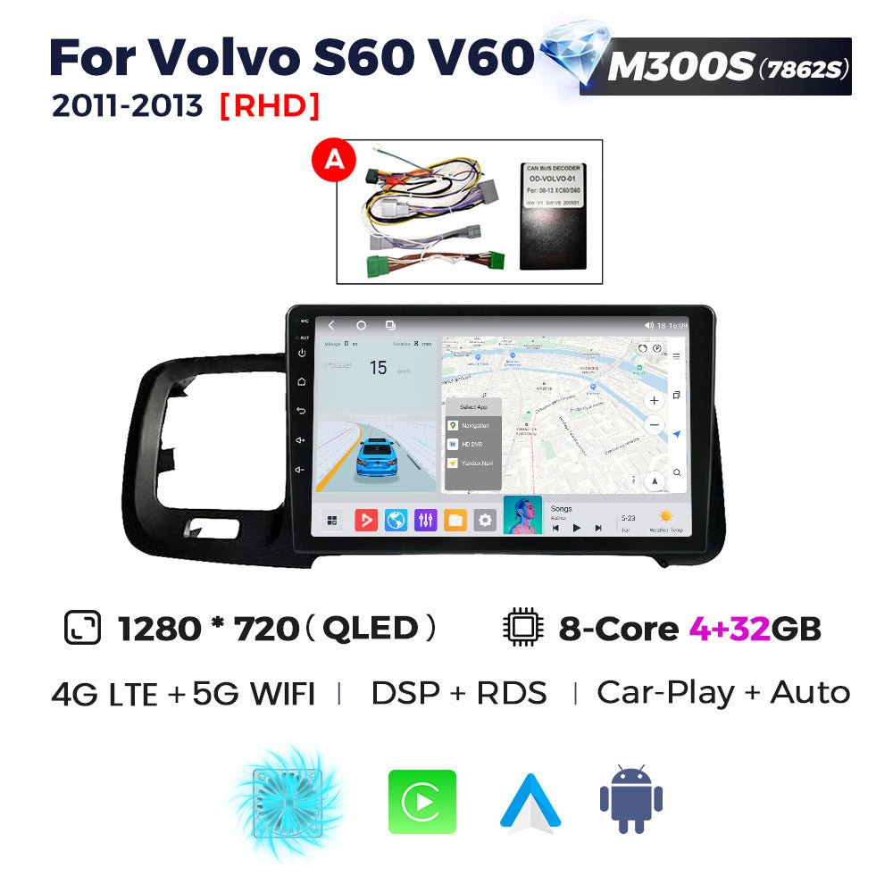 Suitable for rhd volvo s60 v60 2011-2020 right-hand drive volvo s60 android car navigation