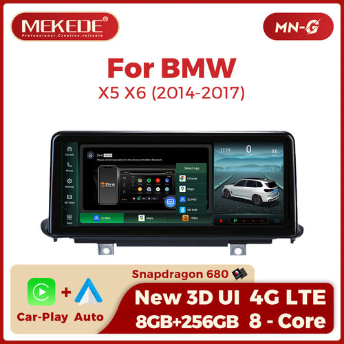 10.25 inch Suitable for BMW X5 X6 F15/F16 Android large screen central control Car navigation Bluetooth Carplay