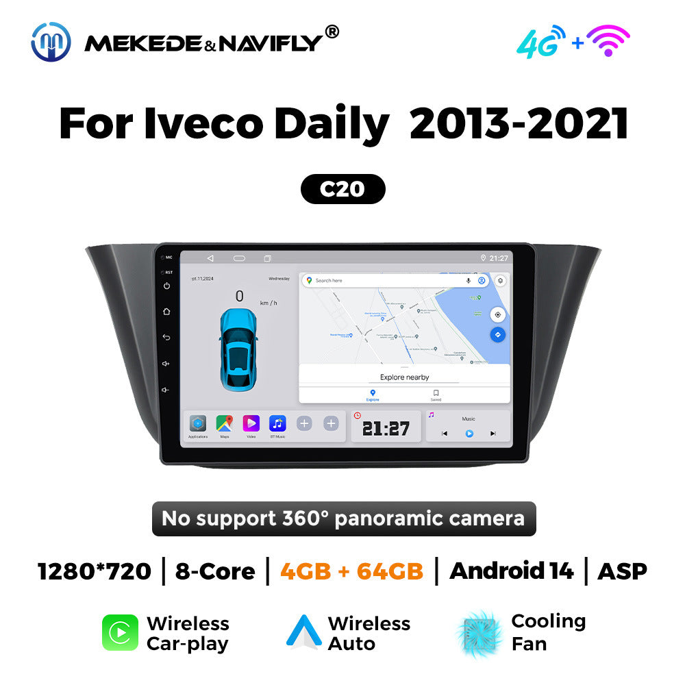 Suitable for iveco daily 2013-2021 iveco deli vehicle android central control navigation/intelligent