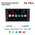 Suitable for Porsche Cayenne 03-10 8-inch Android large-screen central control navigation radio button special machine