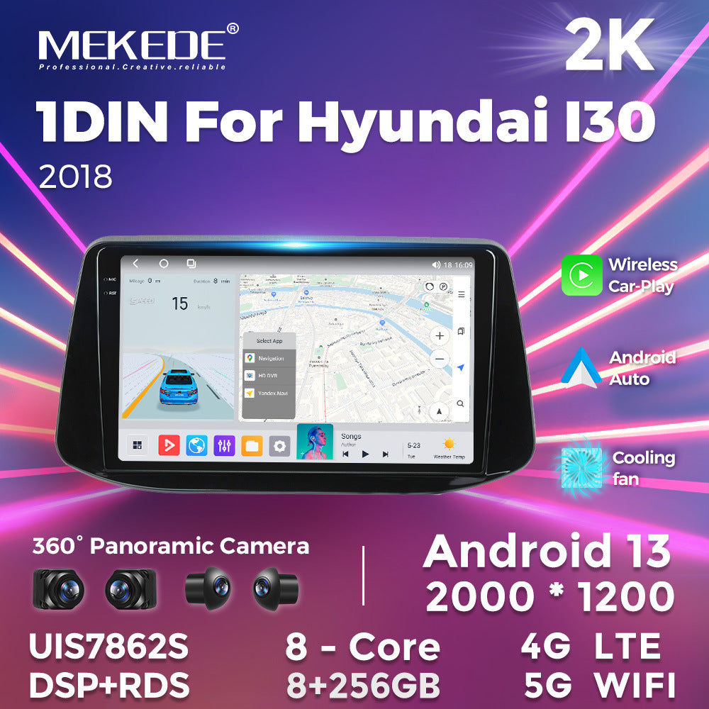 Suitable for 1din_hyundai i30 2018 hyundai i30 car smart central control android navigator motherboard