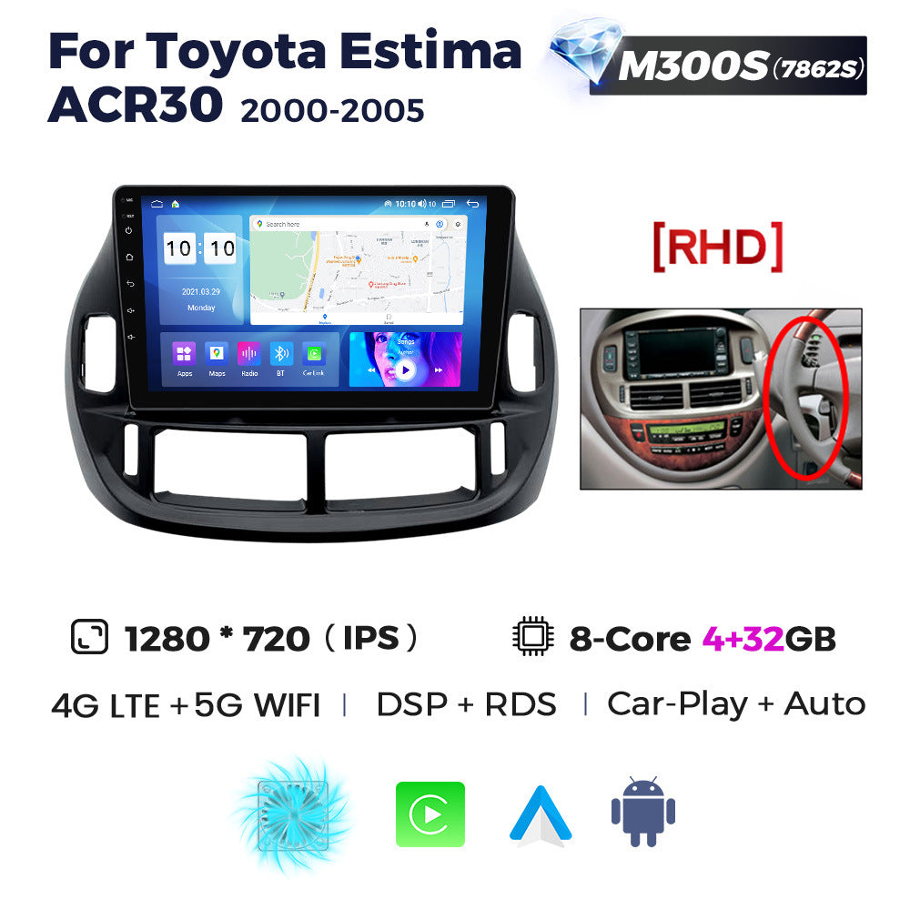 Suitable for 2004 toyota estima acr30, android head unit with wireless carplay for in-car entertainment