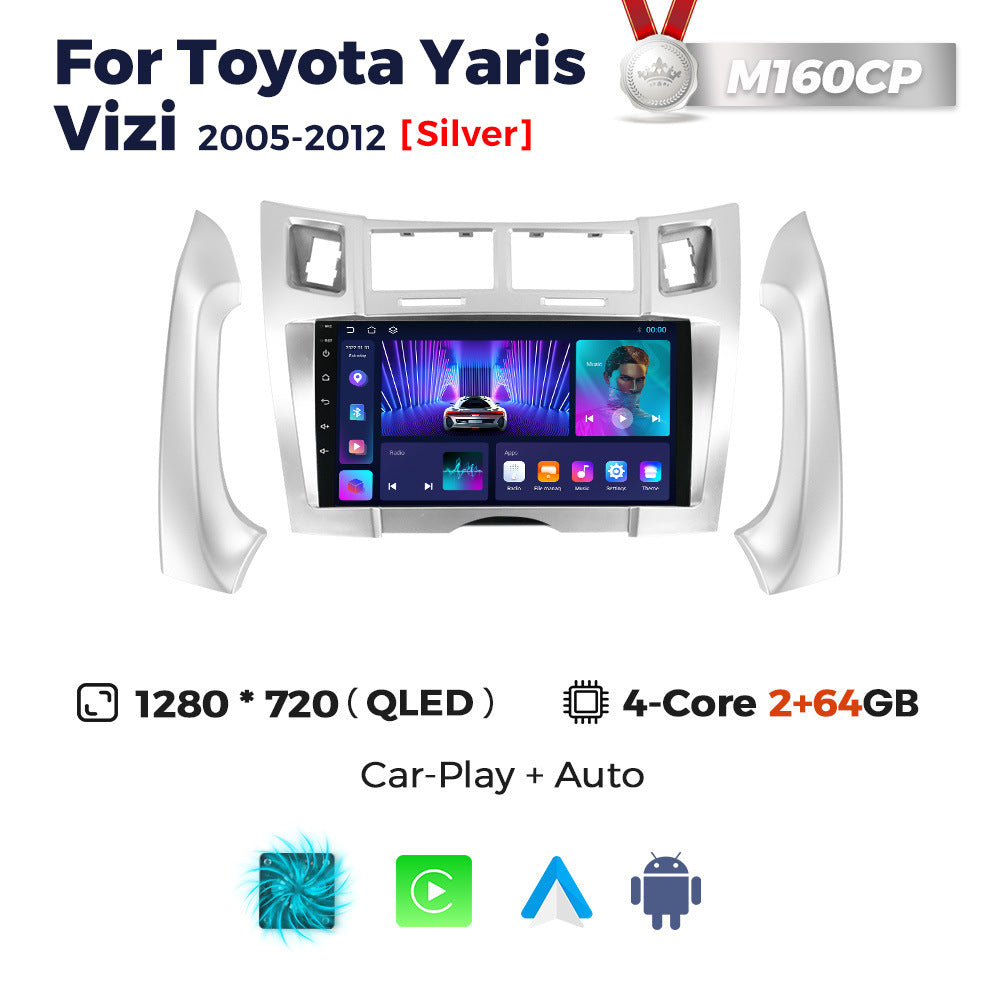 Suitable for Toyota Yaris Vitz 05-12 Android large screen central control navigation radio Carplay
