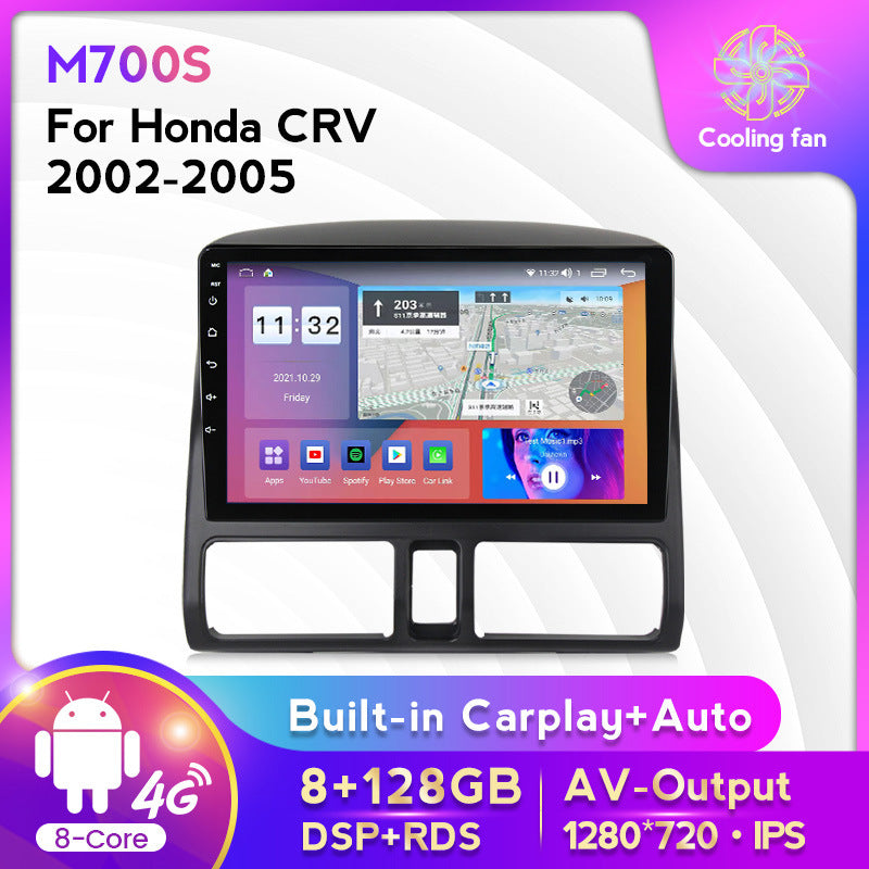 Suitable for 02-05 honda crv honda crv car large screen android navigator wireless carplay