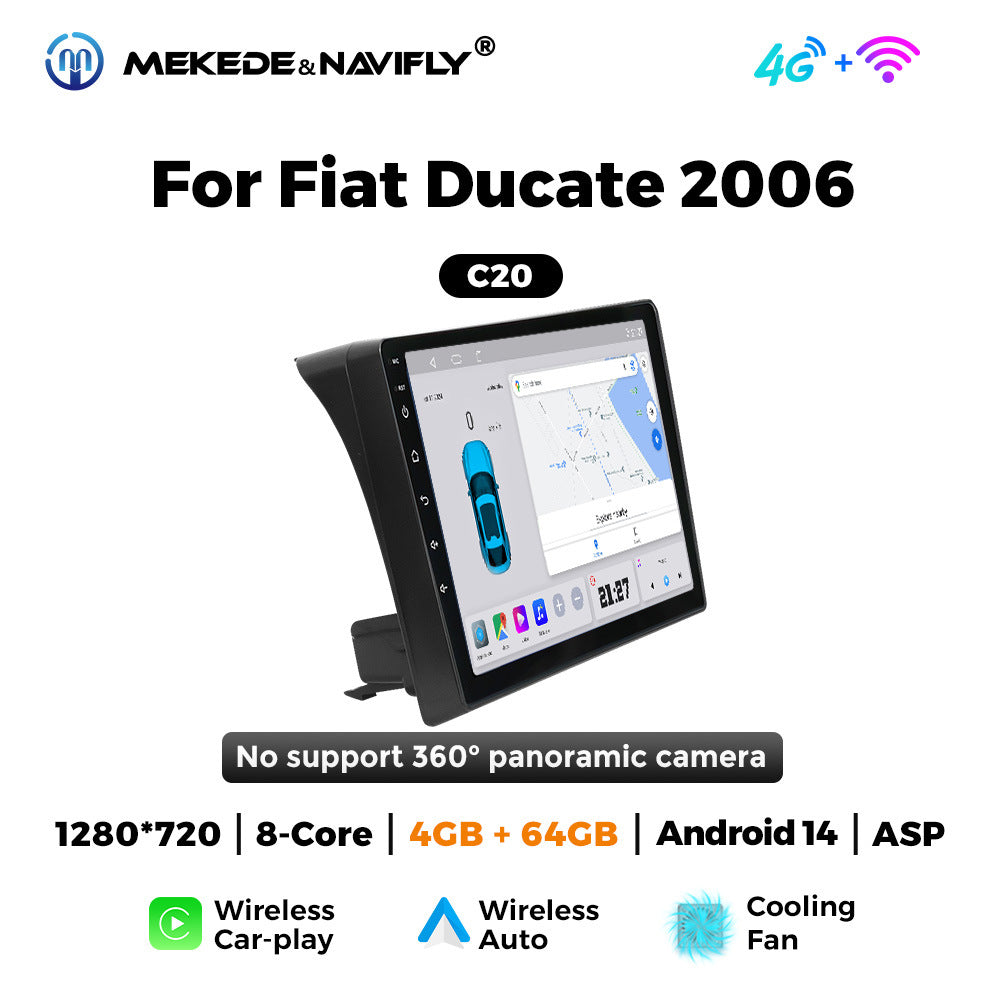Suitable for Fiat Ducate 2006 Android Large Screen Central Control Car Navigation Radio Screen Carplay