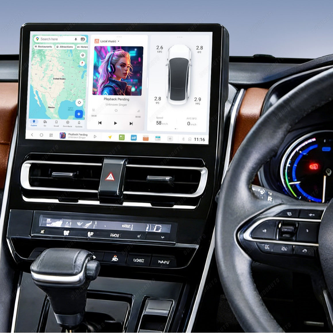 Suitable for 11.5" toyota innova 2 15-23 toyota innova dudu7 private model android car machine