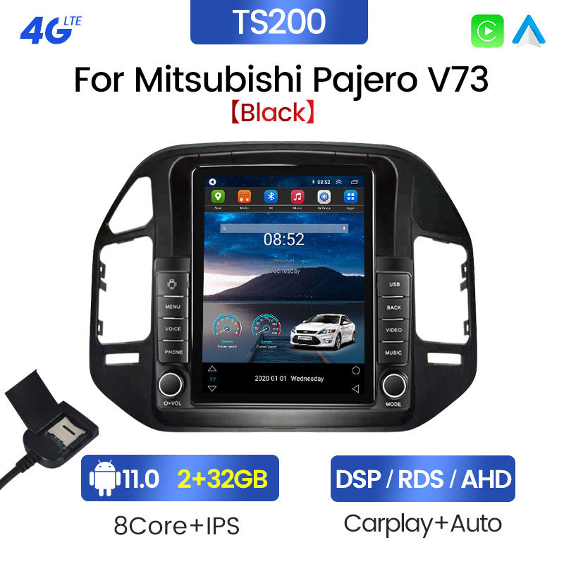 Suitable for mitsubishi pajero v73 vertical screen car android navigator stone monument machine