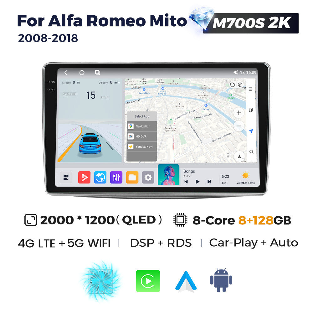 Suitable for alfa romeo mito 2008-2018 alfa romeo android navigator