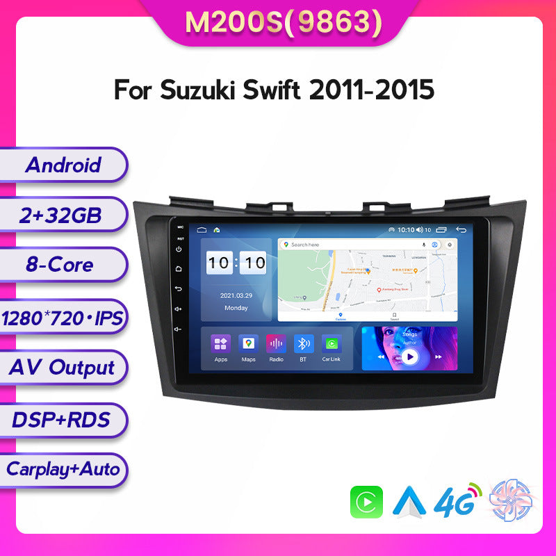 Cross-border exclusive supply, compatible with suzuki swift (2011-2015) android car head units with carplay