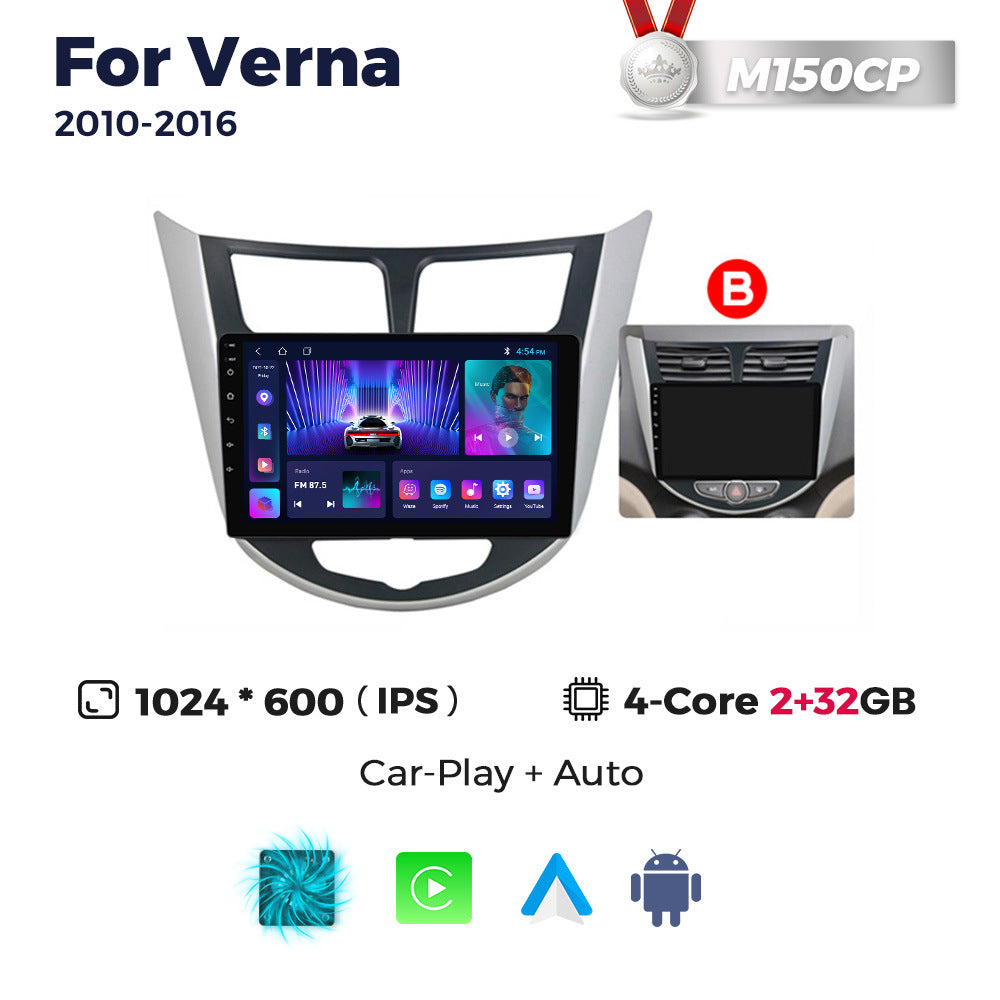 Suitable for hyundai verna android car central control gps navigator wireless carplay