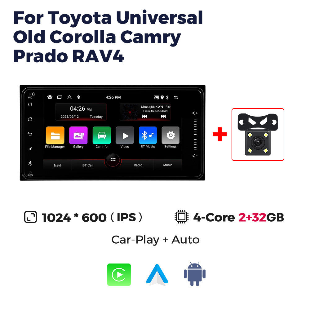 Suitable for 7inch toyota neutral machine ultra-thin 8227toyota corolla toyota cross-border exclusive android navigator