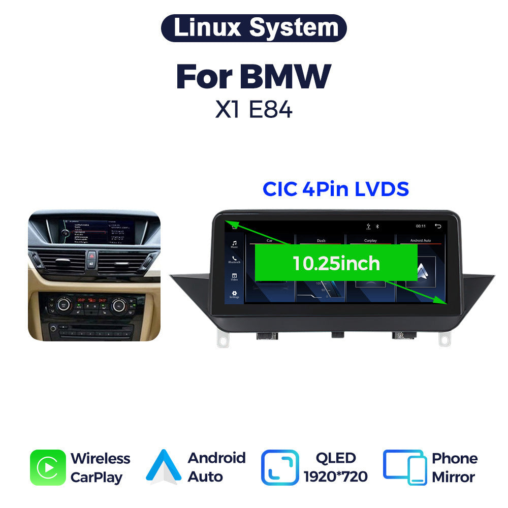 Suitable for bmw x1 e84 2009-2015 bmw x1 e84 linux restoration large screen carplay