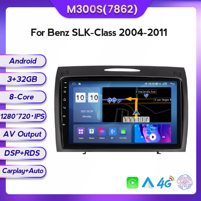 Suitable for Mercedes-Benz SLK R171 R172 04-11 to Android large-screen central control car navigation all-in-one machine