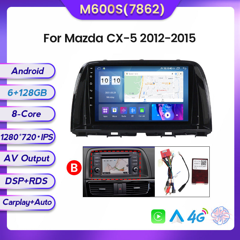 Suitable for Mazda CX5 12-15 modified Android large-screen central control car navigation screen 8 + 128G