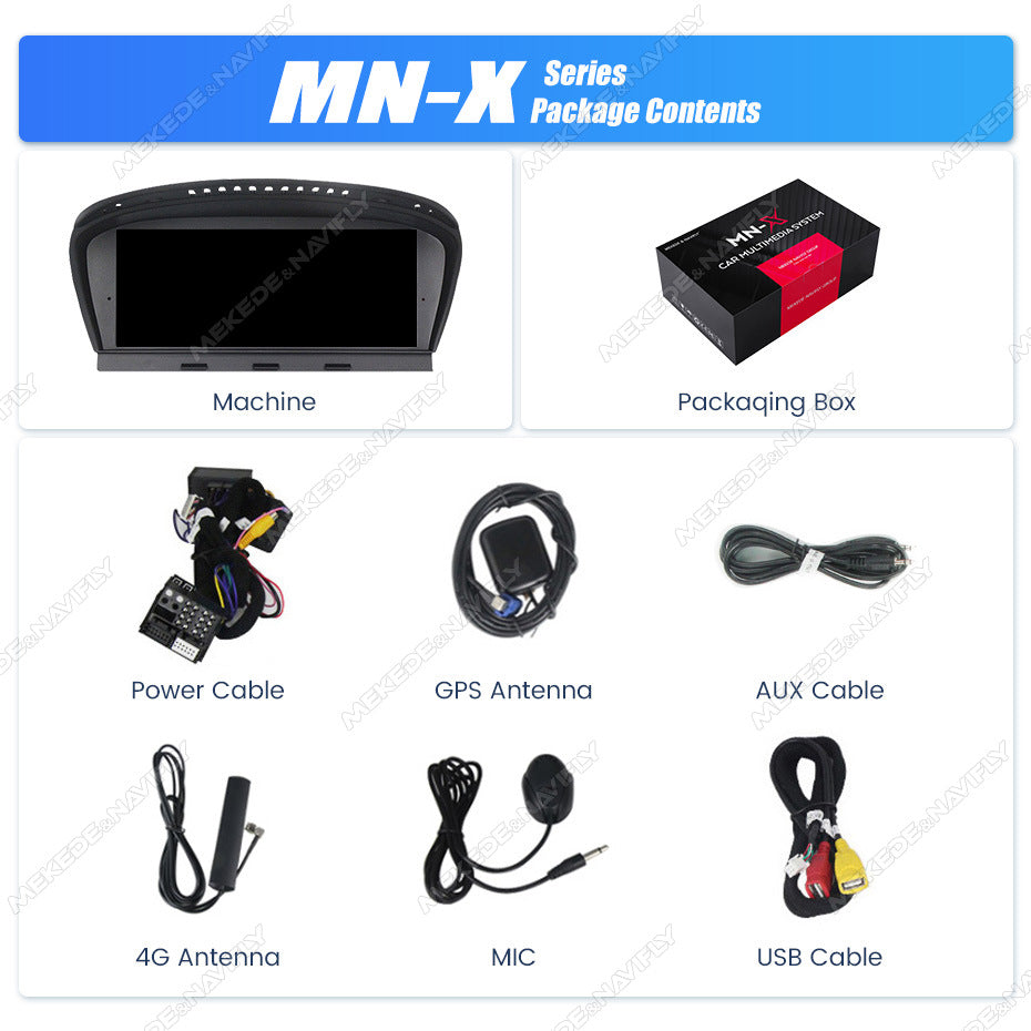 8.8 inch Suitable for BMW E60 E90 E63 Android central control large screen GPS navigation all-in-one machine Bluetooth Carplay