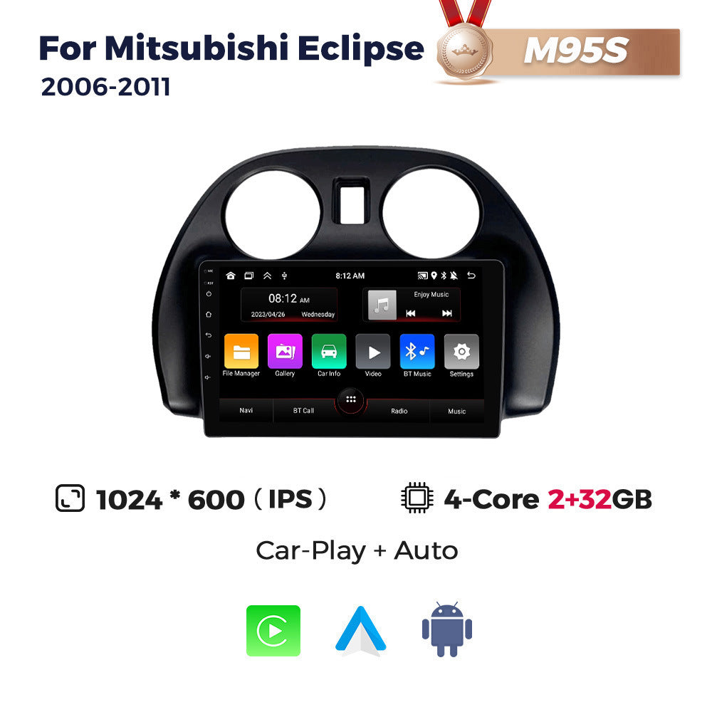 Applicable to Mitsubishi Eclipse 2006-2011 Android large screen central control navigation radio Bluetooth Carplay