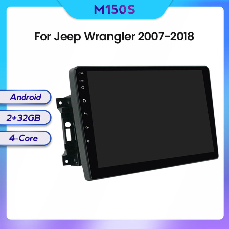 Compatible with Jeep Wrangler 16-18 models Android large screen central control in-car navigation screen, 128GB