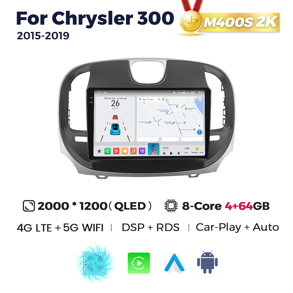 Suitable for chrysler 300 2015- 2019 dodge chrysler 300 android large screen car navigation